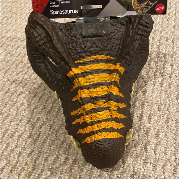 Jurassic World Rebirth Spinosaurus Dinosaur Mask NWT - Picture 4 of 7